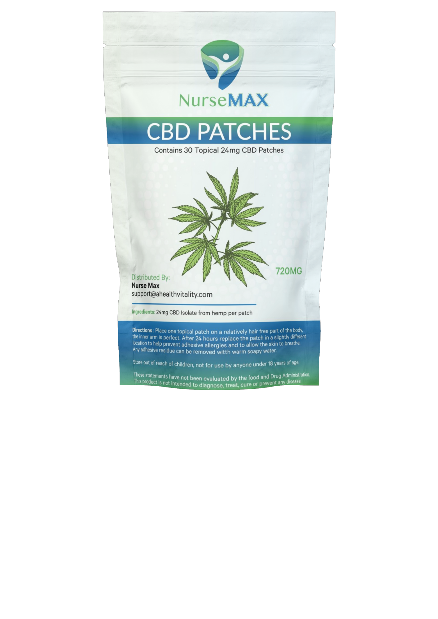 Pain Relief 24mg Extra Strength Patches 30 pack