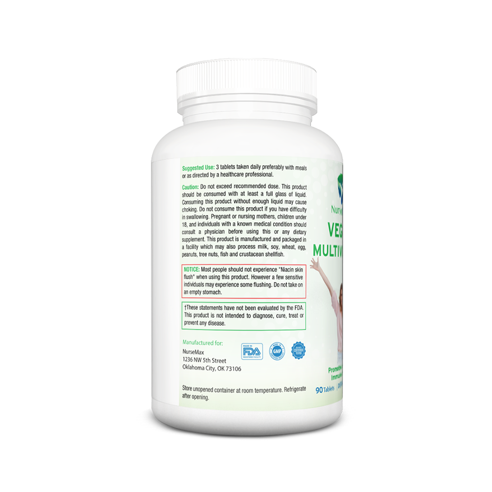 Vegan Multivitamin, 3 serv. sz