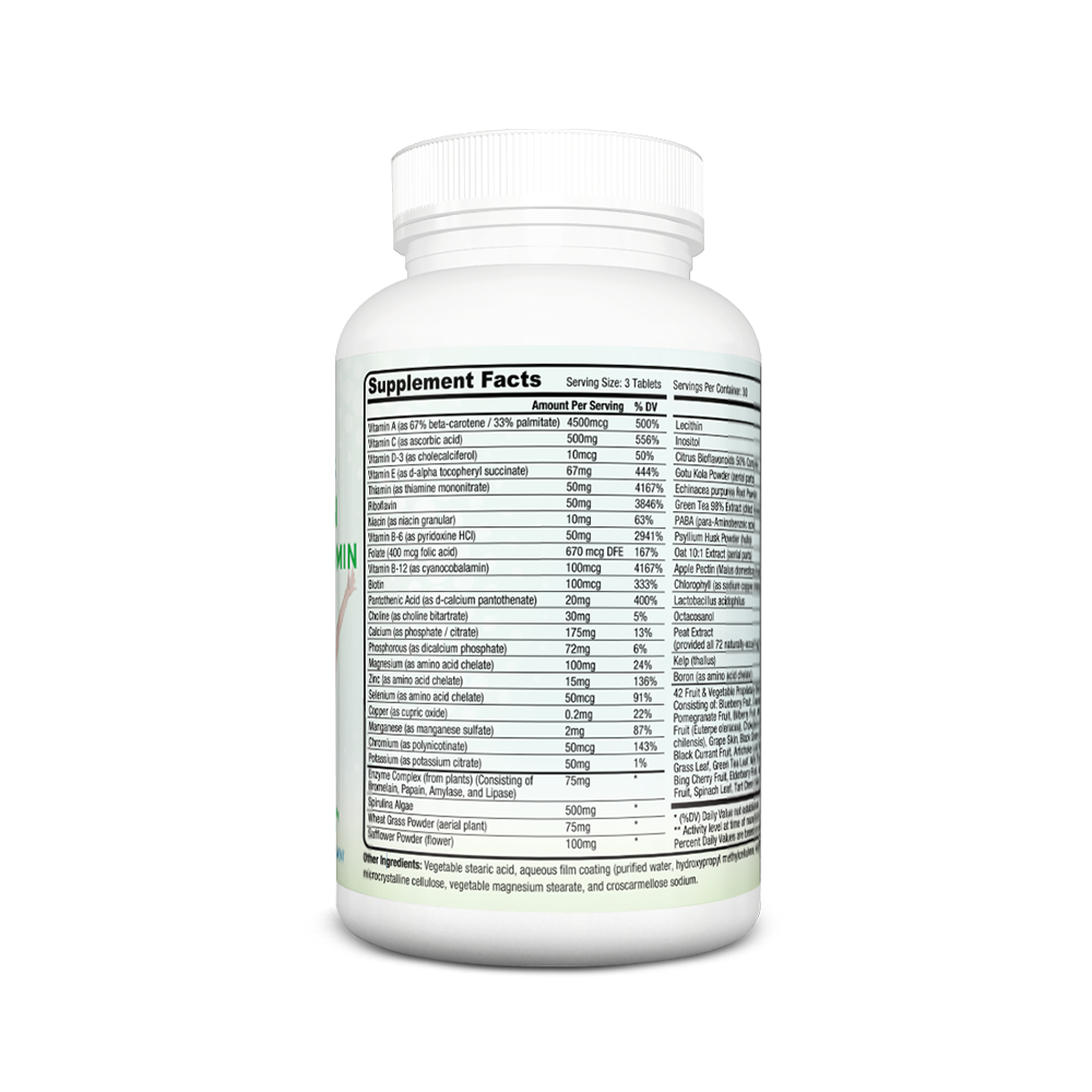 Vegan Multivitamin, 3 serv. sz